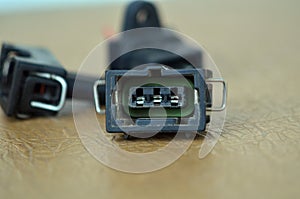 Photo of car speed sensor connector