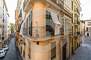 photo of charming streets in Palma de Mallorca, Spain, Europe