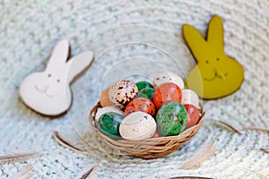 Photo of chocolate eggs for the Easter table