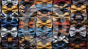 A Photo of Classy Bowties and Ties