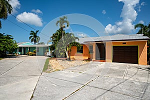 Photo of colorful homes in Matlacha Florida USA photo