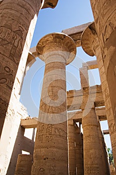 Photo of Columns at Karnak Temple, Luxor, Egypt