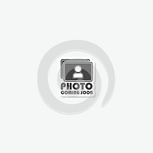 Photo coming soon sticker icon