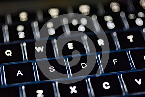 Photo of keyboard clavier Backlit keyboard photo