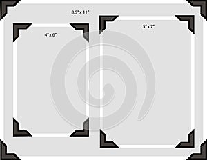 Photo Corners Sizes