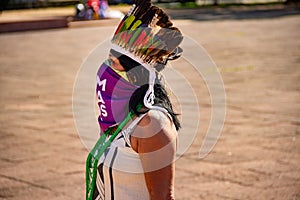 Performance of  Bloco NÃÂ£o Ãâ° NÃÂ£o and CorÃÂ³ Mulher.