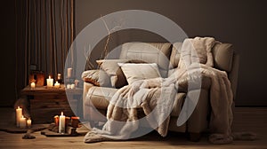 A Photo of a Cozy Reclining Loveseat