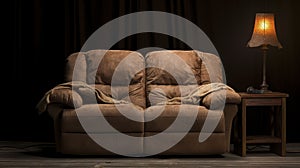 A Photo of a Cozy Reclining Loveseat