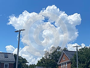 Dancing Clouds in the Sky in August