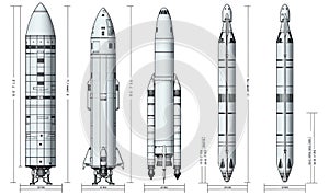 Photo of a detailed diagram of a jet engine and its components