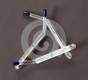 Photo developing equipment - Old thermometers