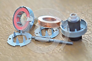 Photo of disassembled idle regulator