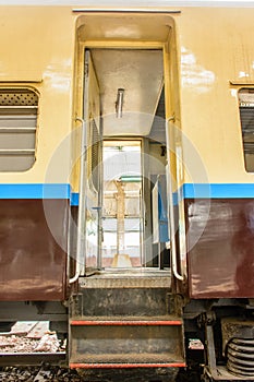 Photo of door of the old train