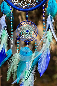 Photo of a dreamcatcher made by hand