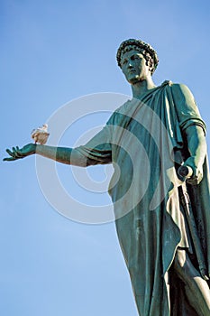 Photo of Duke Richelieu statue in Odessa, Ukraine