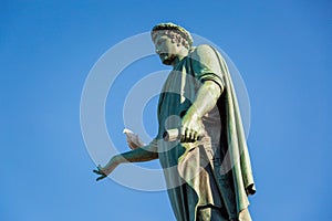 Photo of Duke Richelieu statue in Odessa, Ukraine