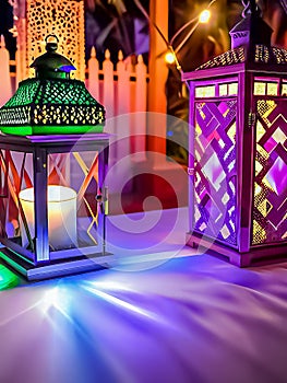 photo eid lamps or lanterns for ramadan