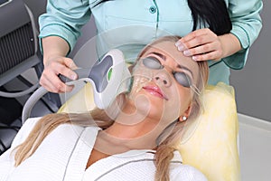 Photo Facial Therapy. Anti-aging Procedures.