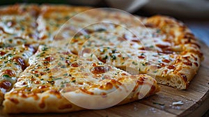 Scrumptious Cheese Pizza Delight - Savory Slice of Heaven photo