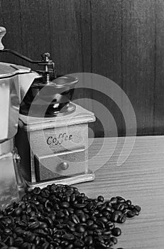 The Photo film 135 black and white coffee roasted vintage look