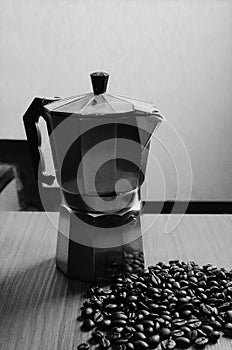 The Photo film 135 black and white coffee roasted vintage look