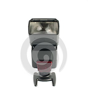 Photo flash on a white background