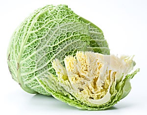 Photo of fresh cabbage.