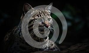 photo of Geoffroyâ€™s cat in its natural habitat. Generative AI