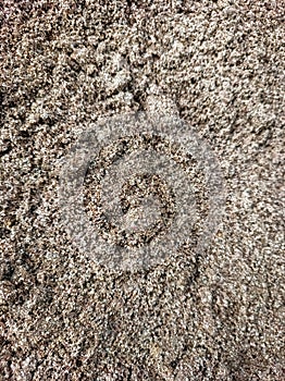 Photo of gravel and sand used as material for cementing roads