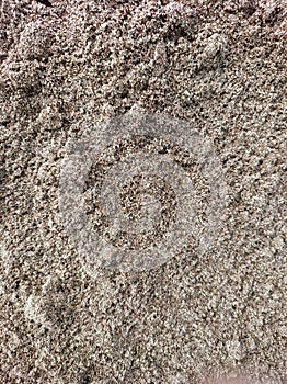 Photo of gravel and sand used as material for cementing roads