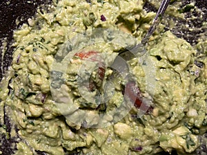 Guacamole Mexican Food Condiment for Dinner photo