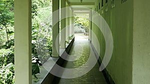 a photo of hallway