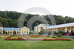 Photo of Hancu Monastery at sunset in Moldova