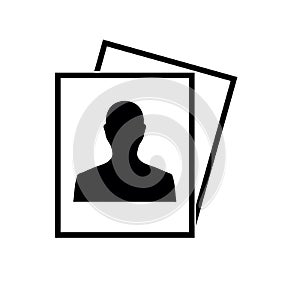 Photo icon. black vector photo  sign