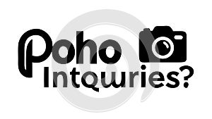 Photo Inquiries II Icon: Visual Query & Support, vector design Generative AI