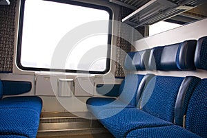 Interior of train