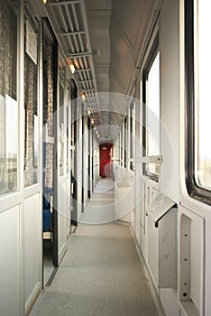 Interior of train