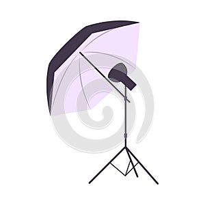 Photo Lighting Umbrella Composition