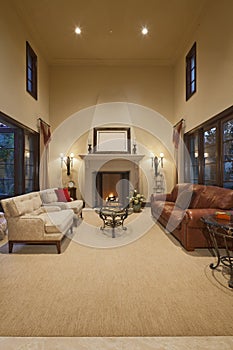 Photo of Living room with fireplace