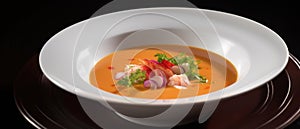 The photo of the Lobster bisque