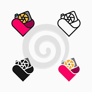 Photo Lover icon, Symbol or Logo