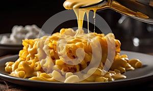 The photo of mac and cheese