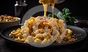 The photo of mac and cheese