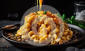 The photo of mac and cheese photo