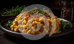 The photo of mac and cheese photo