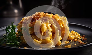 The photo of mac and cheese photo