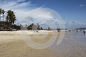 Beach cumbuco ceara brazil