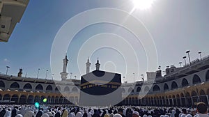 Photo of Mecca, Kaaba the holiest site of Islam, Generative AI