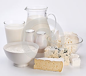 Photo of milk products