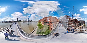 360 photo Millennium Bridge London